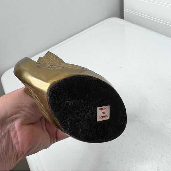 Brass swan planter - Picture 7 of 11